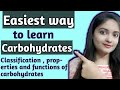 Carbohydrates | Biochemistry| Classification of  Carbohydrates  | Part -2