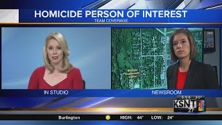 Topeka Police looking for person of interest in homicide, search 2 residences