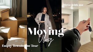 Empty 3 Bedroom TOWNHOME TOUR, MOVING VLOG and settling in | Sydney M McClelland