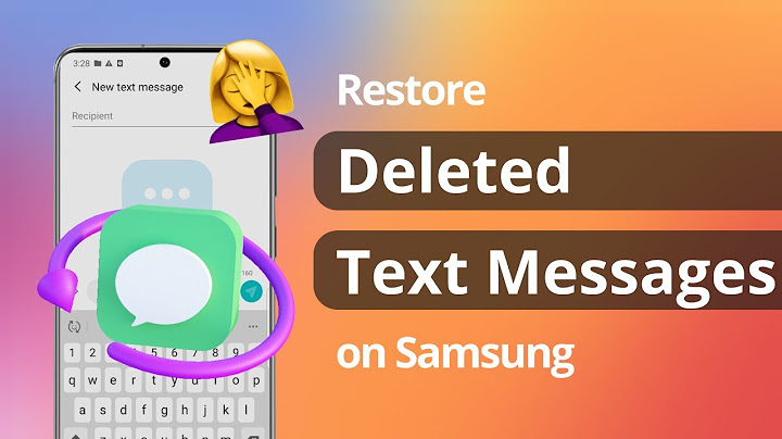 How do i retrieve deleted text messages on my android