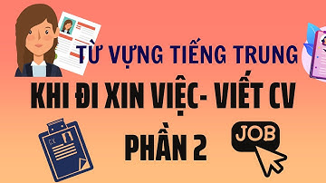 Những từ vựng tiếng Trung cần thiết khi viết CV | Đơn xin việc | Phần 2