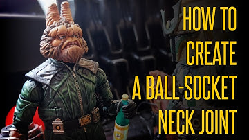 Creating a ball-socket neck joint