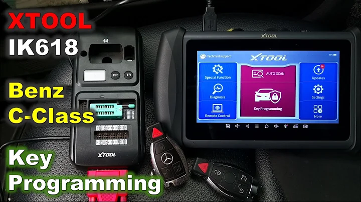 Mercedes C-Class Key Programming: 2007 - 2014 C-Class / Program Mercedes Key with XTOOL scanner