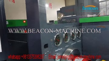 BC CR825 common rail injector pump test equipment machine stand with heui testing video