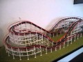 Scale model Comet rollercoaster