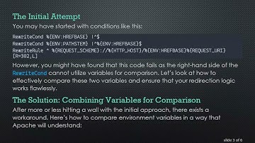 How to Compare Environment Variables in .htaccess: Redirect Based on Comparison