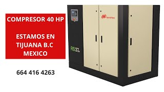COMPRESOR DE AIRE INGERSOLL RAND TIPO TORNILLO 40 HP MODELO RS30i-A125 | BAZAR INDUSTRIAL TIJUANA