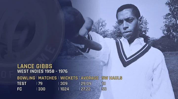 Meet The ICC Hall of Famers: Lance Gibbs | 'Lively...