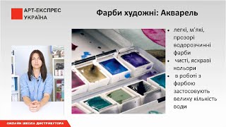 картинка: Фарби художні. Акварель