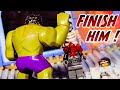 What-if Hulk does FINISH HIM in Mortal Kombat (Lego Stop Motion)