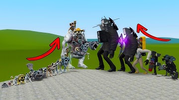 NEW SIZE COMPARISON ZOONOMALY 🆚 SKIBIDI TOILET | DESTROY ALL MONSTER FAMILY in Garry