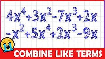 How to Combine Like Terms (2-MINUTE MATH!)
