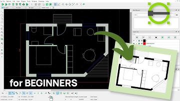 LibreCAD Floor Plan Demo for Beginners
