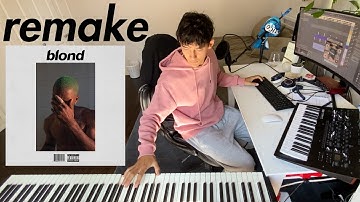 Trying my absolute hardest to be Frank Ocean