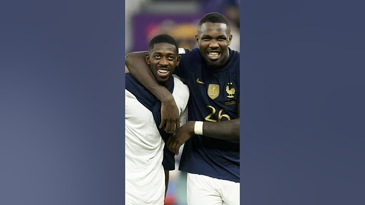 Dembélé et Thuram se chambrent avant la finale 😅🇫🇷 #dembele #psg #parissaintgermain #thuram