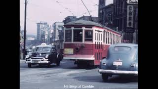 A drive through Vancouver in 1950