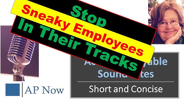 One Way Sneaky Employees Steal from Employers + How to Prevent It [Accounts Payable Sound Bite #25]