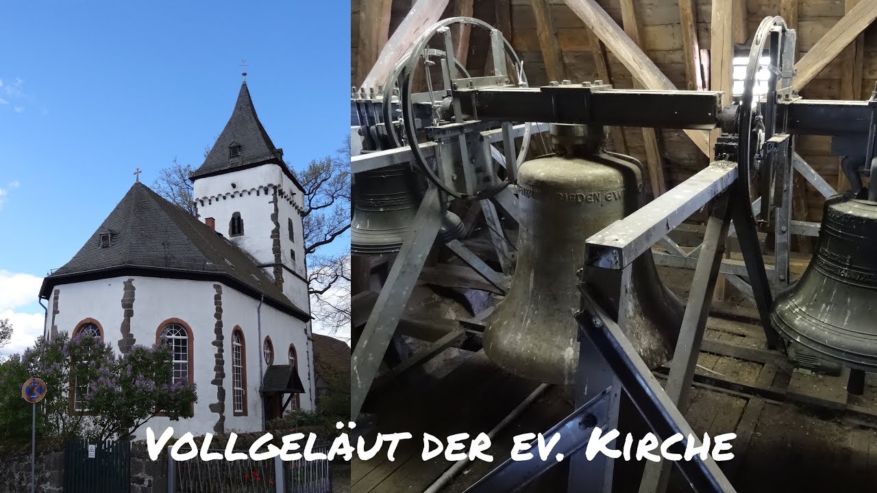 Nieder-Bessingen (GI) Das Vollgeläut der ev. Kirche.