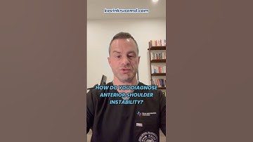 How Do You Diagnose Anterior Shoulder Instability #shoulderinstability #shoulderspecialist