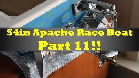 54in Rc Apache Race Boat Build Part 11