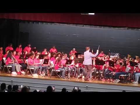 Phenix City Intermediate School 6th Grade Band Performing Alpha Dog.