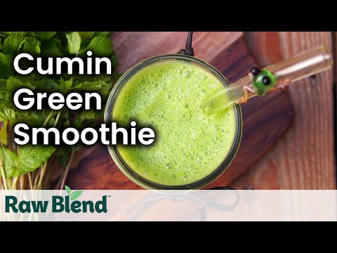 how-to-make-a-cumin-green-smoothie-recipe-in-a-vitamix-pro-750-blender