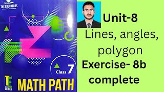 Class 7 math exercise 8b | math path grade 7 exercise 8b complete| polygon| types of polygon screenshot 5