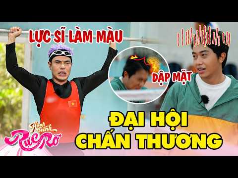 ĐẠI HỘI CHẤN THƯƠNG lực sĩ Dương Lâm "LÀM MÀU" nâng tạ, Cris Phan suýt "DẬP MŨI" vì môn thể thao lạ