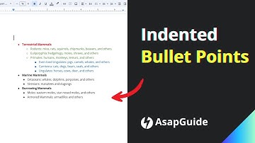How to Align (Indent) Bullet Points in Google Docs