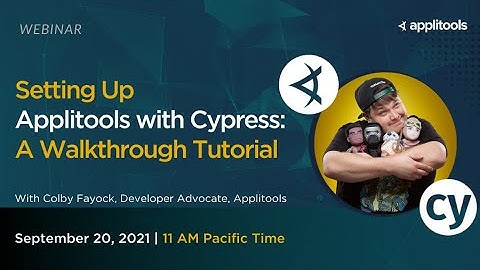 Setting Up Applitools with Cypress  A Walkthrough Tutorial