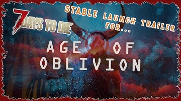 A7 Stable Trailer For A21 OUT NOW!! | Age Of Oblivion Mod | 7 Days To Die