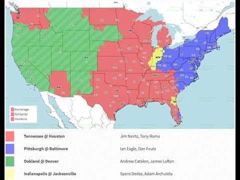 Steelers vs. Ravens coverage map: Where can NFL fans watch the ...