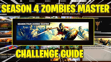 How to Unlock The SEASON 4 Zombies MASTER (Animated) Calling Card