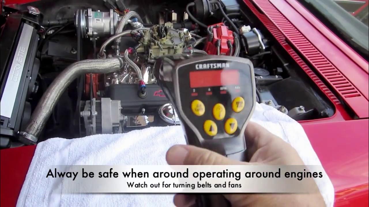 How To Set Initial Timing and Total Advance Timing on 350 Small Block