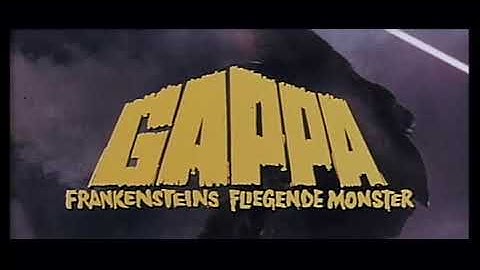 大巨獣ガッパ - ドイツ版 予告編