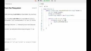 1233. Remove Sub-Folders from the Filesystem