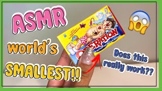 I Bought the World's Tiniest Operation Game ASMR: Precision and Relaxation ✂️🔍