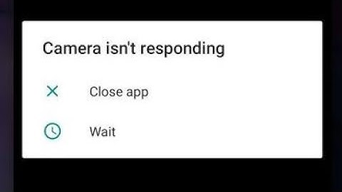 how to fix camera isn