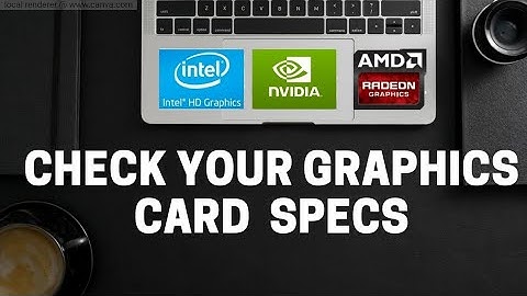 How to Check Your Graphics Card in Windows 10 | Graphics Card Specs