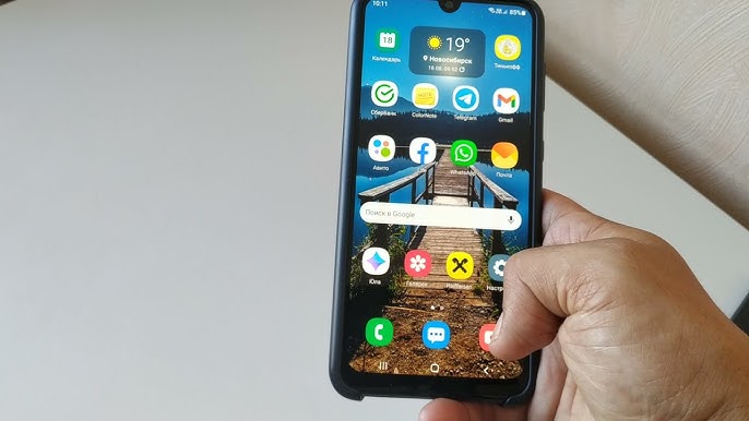 Как создать ярлык на главном экране Samsung