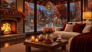 Rainy Autumn Evening in a Cozy Cabin 🍁 Soulful Slow Jazz & Glowing Fireplace for Deep Relaxation News