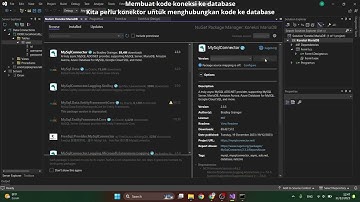 Cara Koneksi Database MariaDB ke Visual Studio