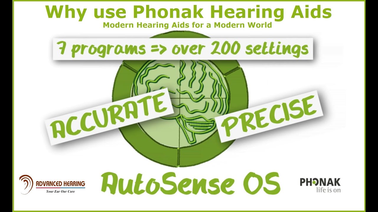 ⁣Why use Phonak Hearing Aids - Modern Hearing Aids for a Modern World - Phonak AutoSense OS Explained