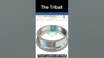 Create Linear Patterns in Seconds with the TriBall #shorts #IronCAD #TriBall #3DModeling #shortsfeed