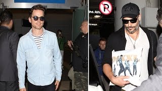 Joe Manganiello And Matt Bomer Promote Magic Mike XXL Even In The Skies
