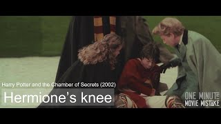 Hermione's Knee in Harry Potter and the Chamber of Secrets (2002)