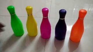 Kids Learn Colors With Bowling Game Set
