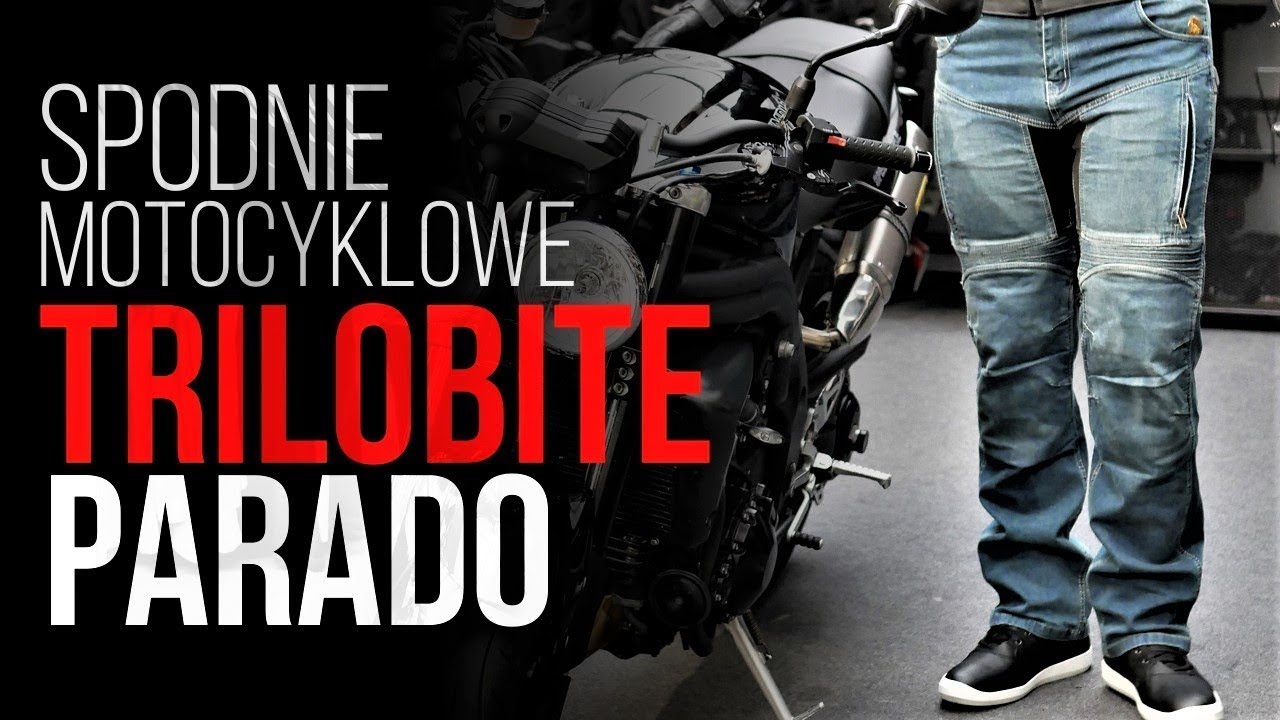 Jeansy motocyklowe Trilobite Parado - wygoda i bezpieczeństwo w jednym.  Spodnie jeansowe z Kevlarem. - YouTube