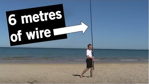 7 and 28 MHz HF pedestrian mobile with 6m wire antenna