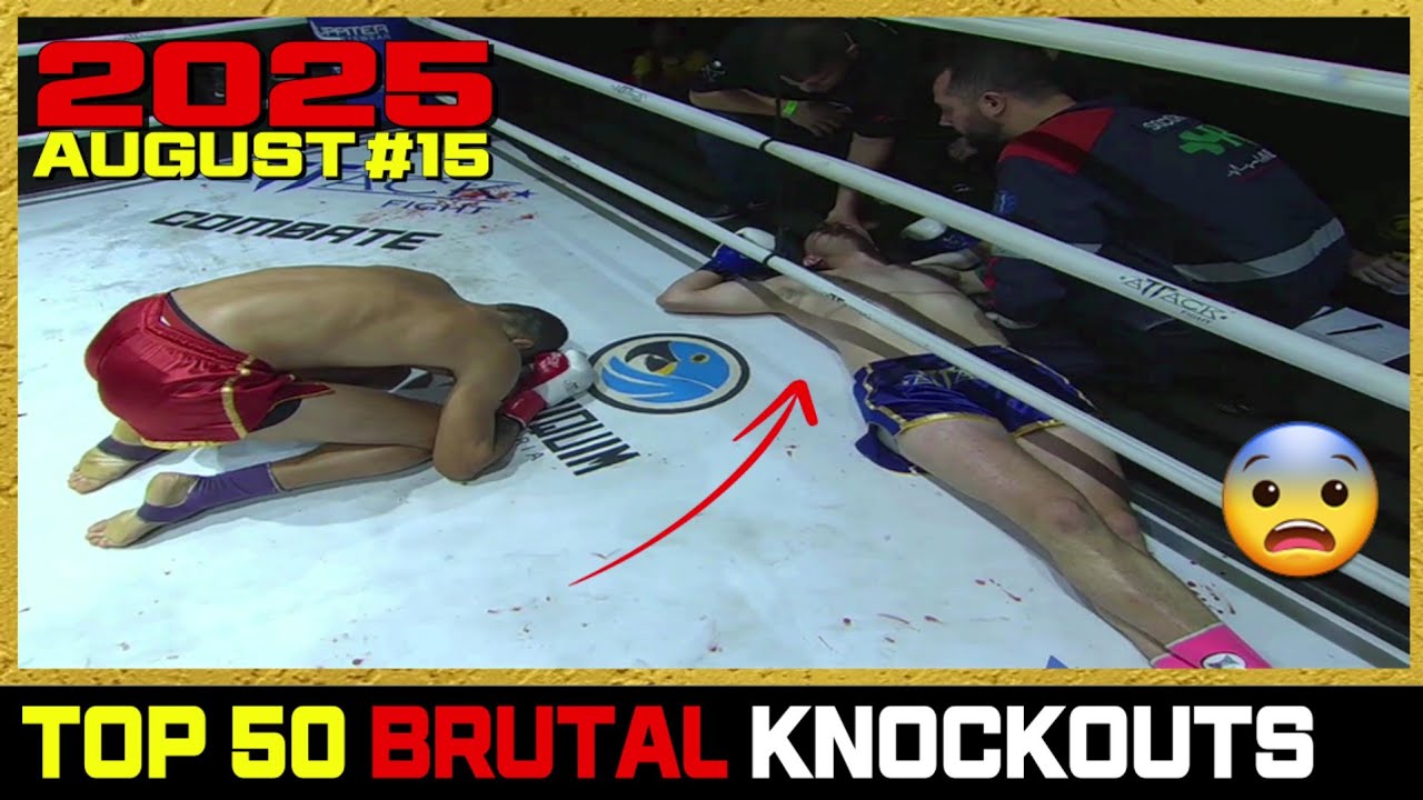 Топ-50 нокаутов Сэвиджа | Август 2025 №15 (ММА•Муай Тай•Бокс•Кикбоксинг)